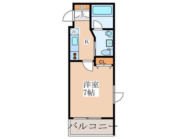 グランアセット月島の物件間取画像